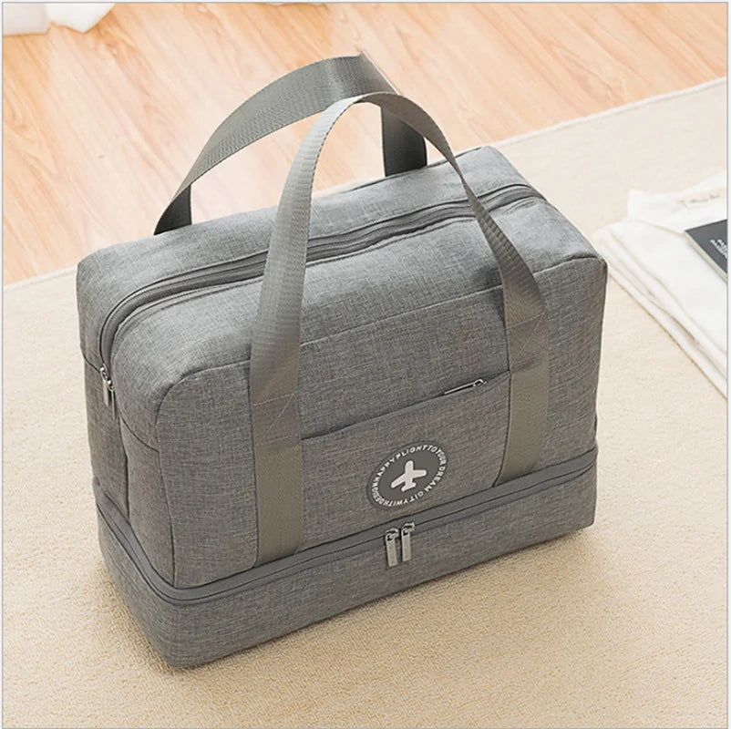 Waterproof Gym and Beach Bag with Wet/Dry Compartments