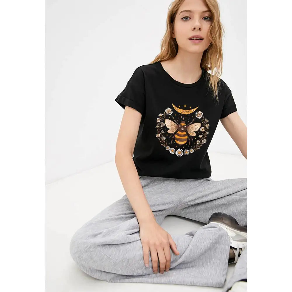 "Bee Caring" Graphic T-Shirt