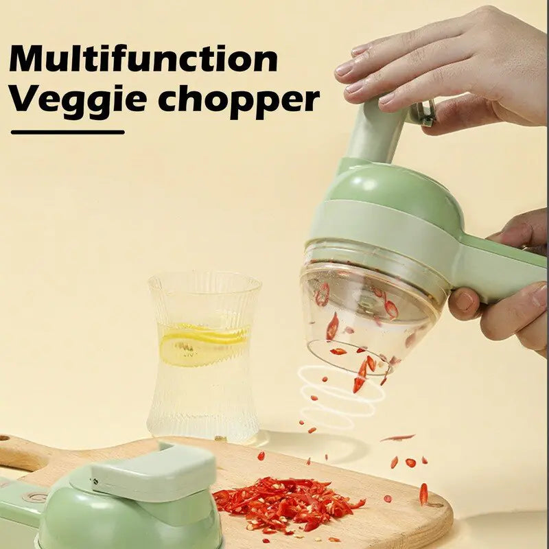 4in1 Handheld Electric Vegetable Cutter